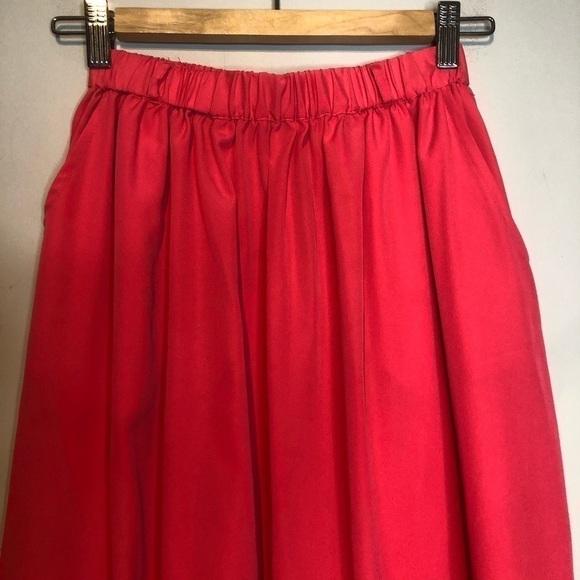 Atmosphere High Rise Bright Coral Maxi Skirt, Size S - Picture 2 of 8